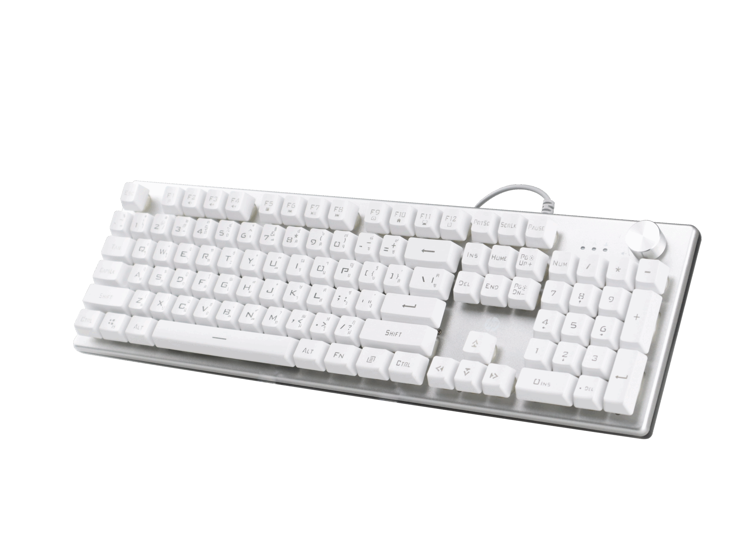 HP K500Y WHITE GAMING KEYBOARD - Image 2