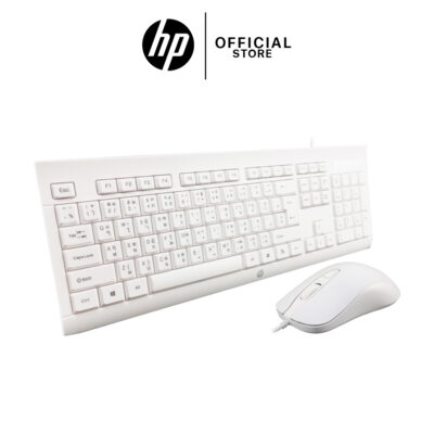 HP KM100 WHITE COMBO SET KEYBOARD&MOUSE