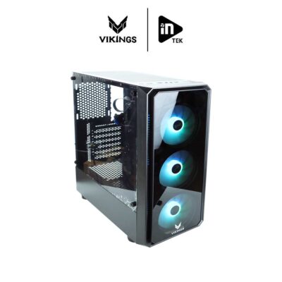 mATX CASE VIKINGS 1902 BLACK VEDOR