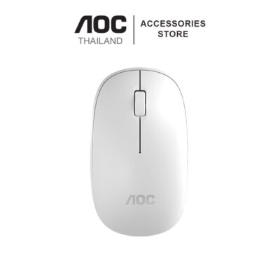 WIRELESS MOUSE (เมาส์ไร้สาย) AOC MS200 WHITE 2.4G