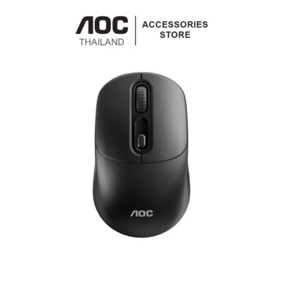 WIRELESS MOUSE (เมาส์ไร้สาย) AOC MS300 BLACK 2.4G+BT