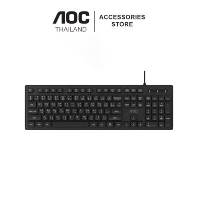 AOC KB110 BLACK WIRED OFFICE KEYBOARD