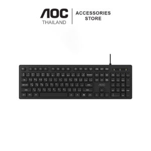 AOC KB110 BLACK WIRED OFFICE KEYBOARD