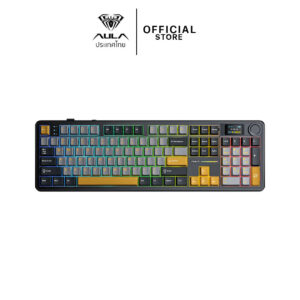 GMK AULA F108PRO (BLACK/GREY/YELLOW/) REAPER SWITCH