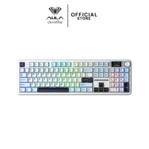 AULA F108PRO (LIGHT BLUE/WHITE/BLACKPURPLE) REAPER SWITCH