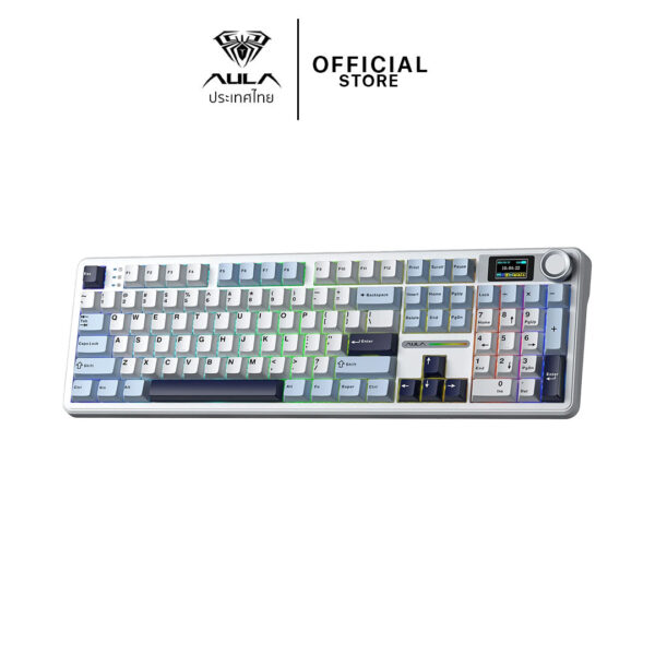 AULA F108PRO (LIGHT BLUE/WHITE/BLACKPURPLE) REAPER SWITCH - Image 2