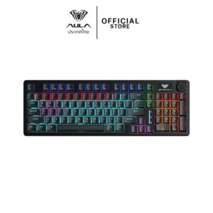 AULA S98 (BLACK) RED SWITCH 3IN1 GASKET RGB