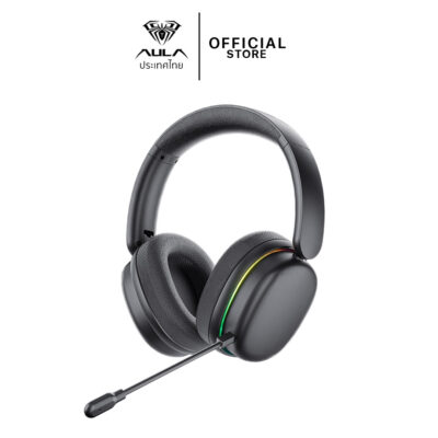 WIRELESS HEADSET (หูฟังไร้สาย) AULA G7PRO (BLACK) GAMING HEADSET