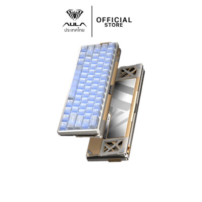KEYBOARD (คีย์บอร์ด) AULA AG60 WHITE SNOW MAGNETIC SWITCH