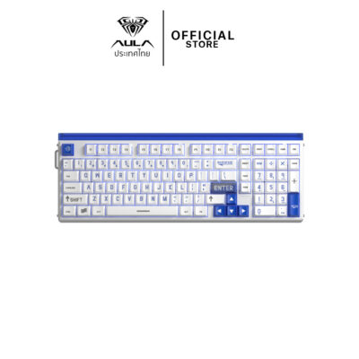 KEYBOARD (คีย์บอร์ด) AULA HERO99 BLUE CHUN MAGNETIC SWITCH