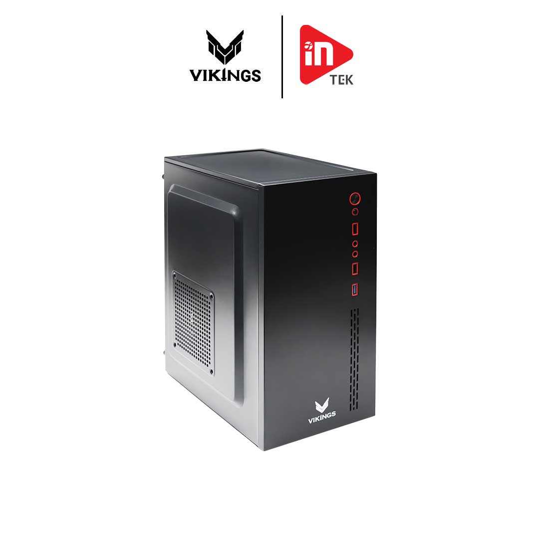 เคสคอมพิวเตอร์ (Computer Case) MINI ITX CASE VALHALLA VK4 BLACK VIKINGS N/P