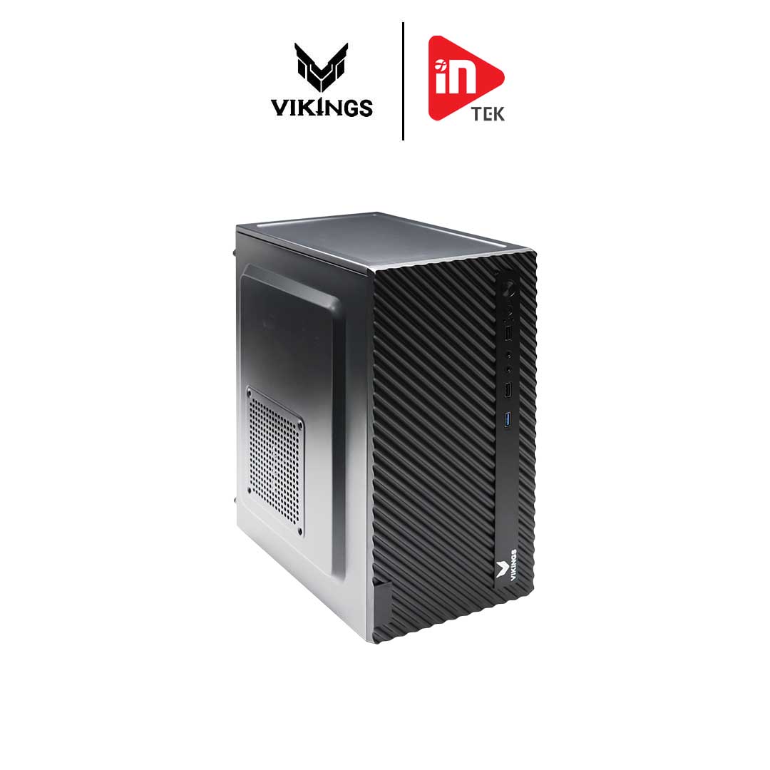 เคสคอมพิวเตอร์ (Computer Case) MINI ITX CASE VALHALLA VK3 BLACK VIKINGS N/P