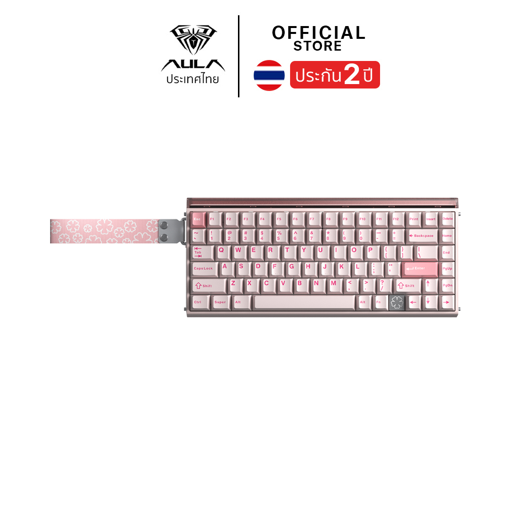 AULA HERO75 HE (Pink) Smoky Switch MNT